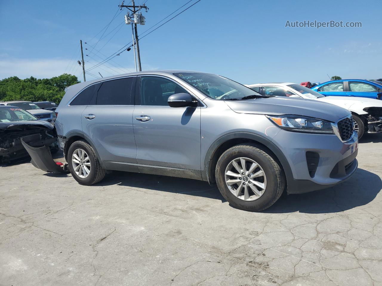 2020 Kia Sorento L Blue vin: 5XYPG4A31LG705575