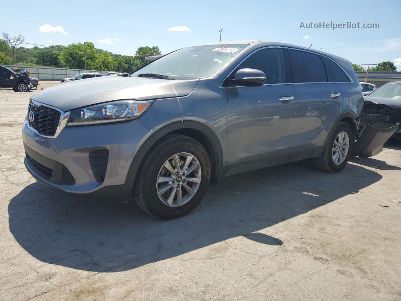 2020 Kia Sorento L Blue vin: 5XYPG4A31LG705575