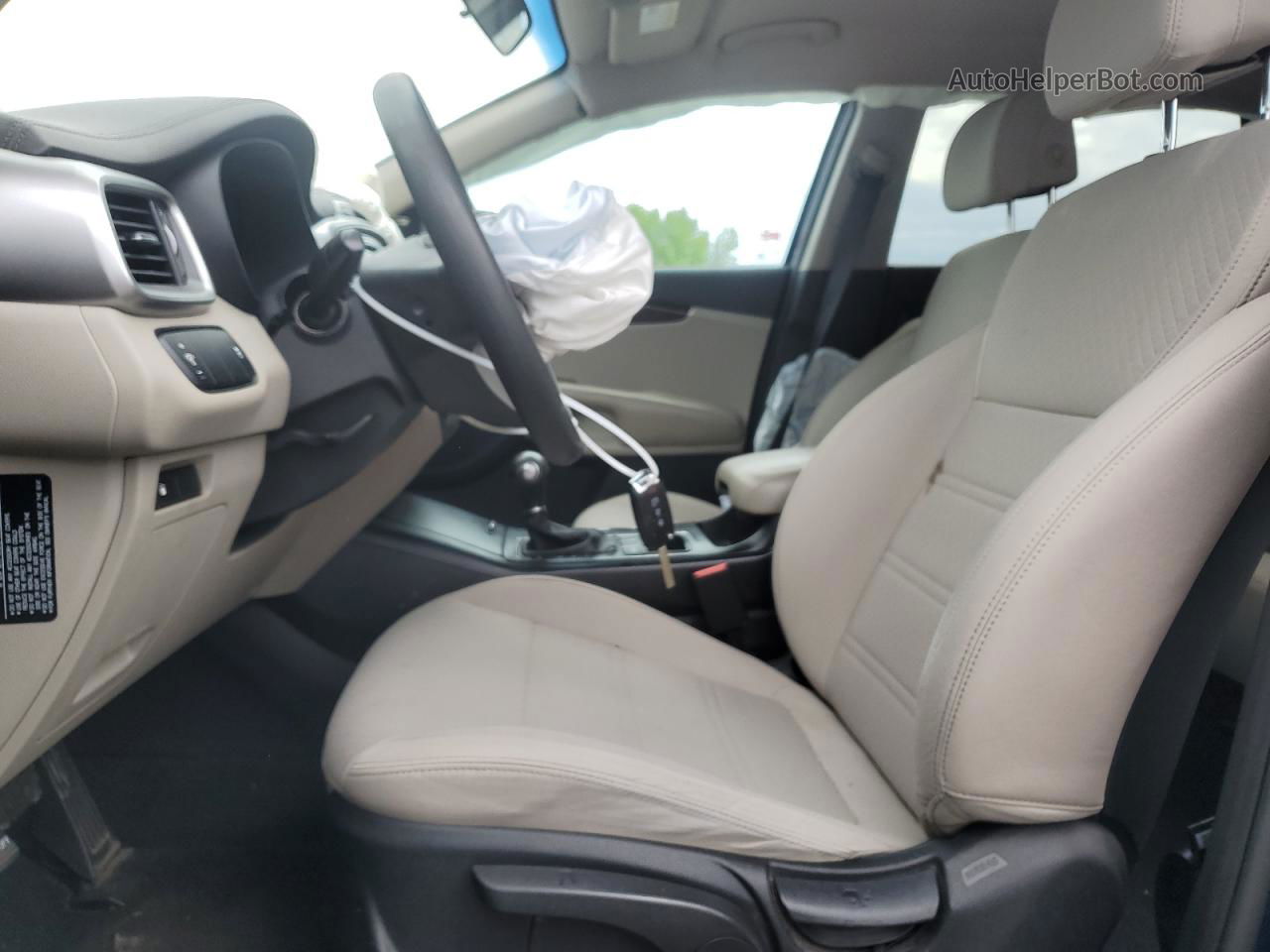 2017 Kia Sorento Lx Синий vin: 5XYPG4A32HG201110