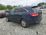 2017 Kia Sorento Lx Синий vin: 5XYPG4A32HG201110