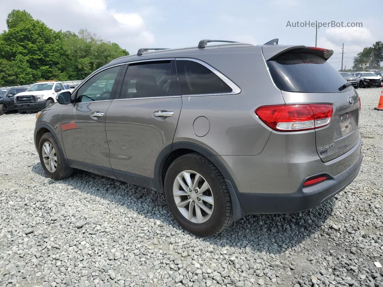 2017 Kia Sorento Lx Gray vin: 5XYPG4A32HG211409