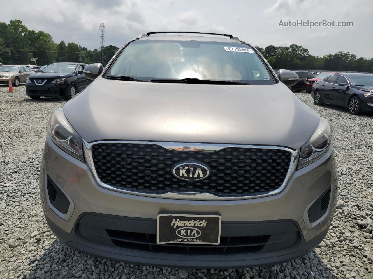 2017 Kia Sorento Lx Gray vin: 5XYPG4A32HG211409