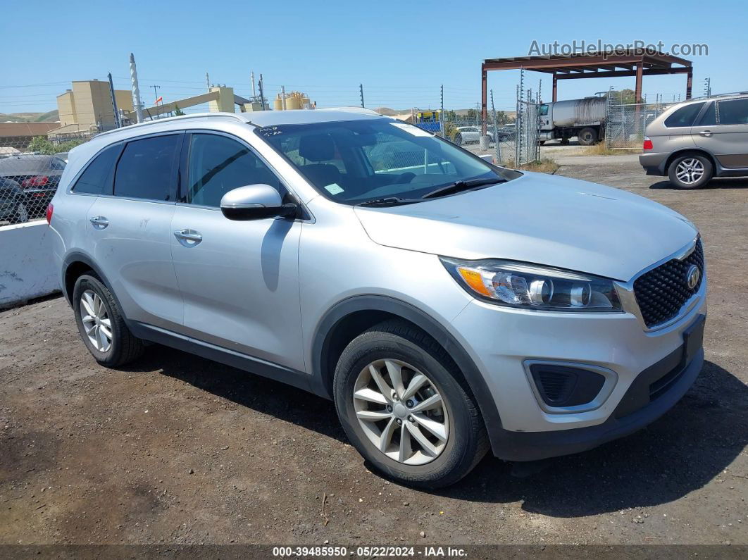 2017 Kia Sorento 2.4l Lx Silver vin: 5XYPG4A32HG219753