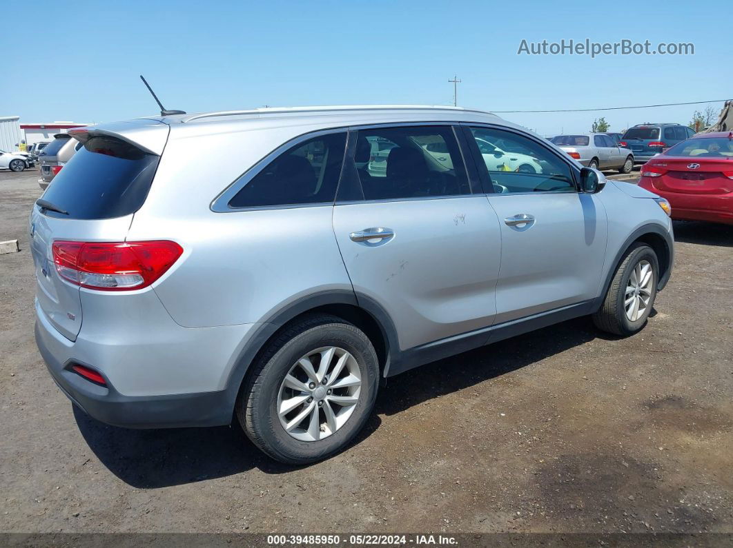 2017 Kia Sorento 2.4l Lx Silver vin: 5XYPG4A32HG219753