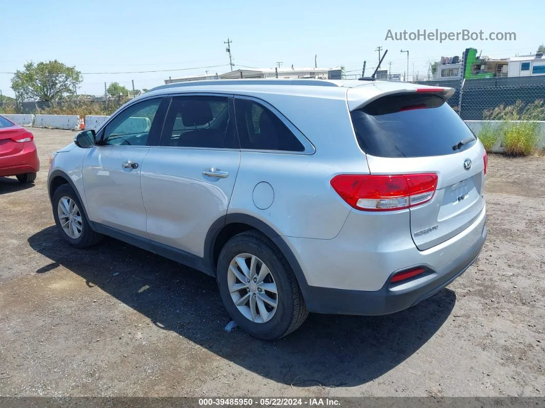 2017 Kia Sorento 2.4l Lx Silver vin: 5XYPG4A32HG219753