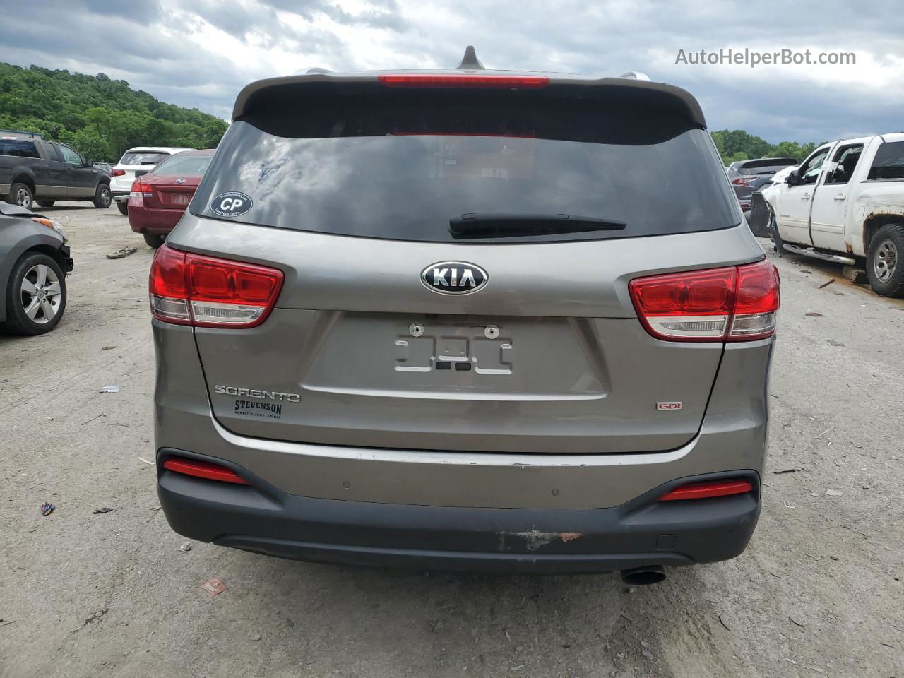 2017 Kia Sorento Lx Gray vin: 5XYPG4A32HG257922