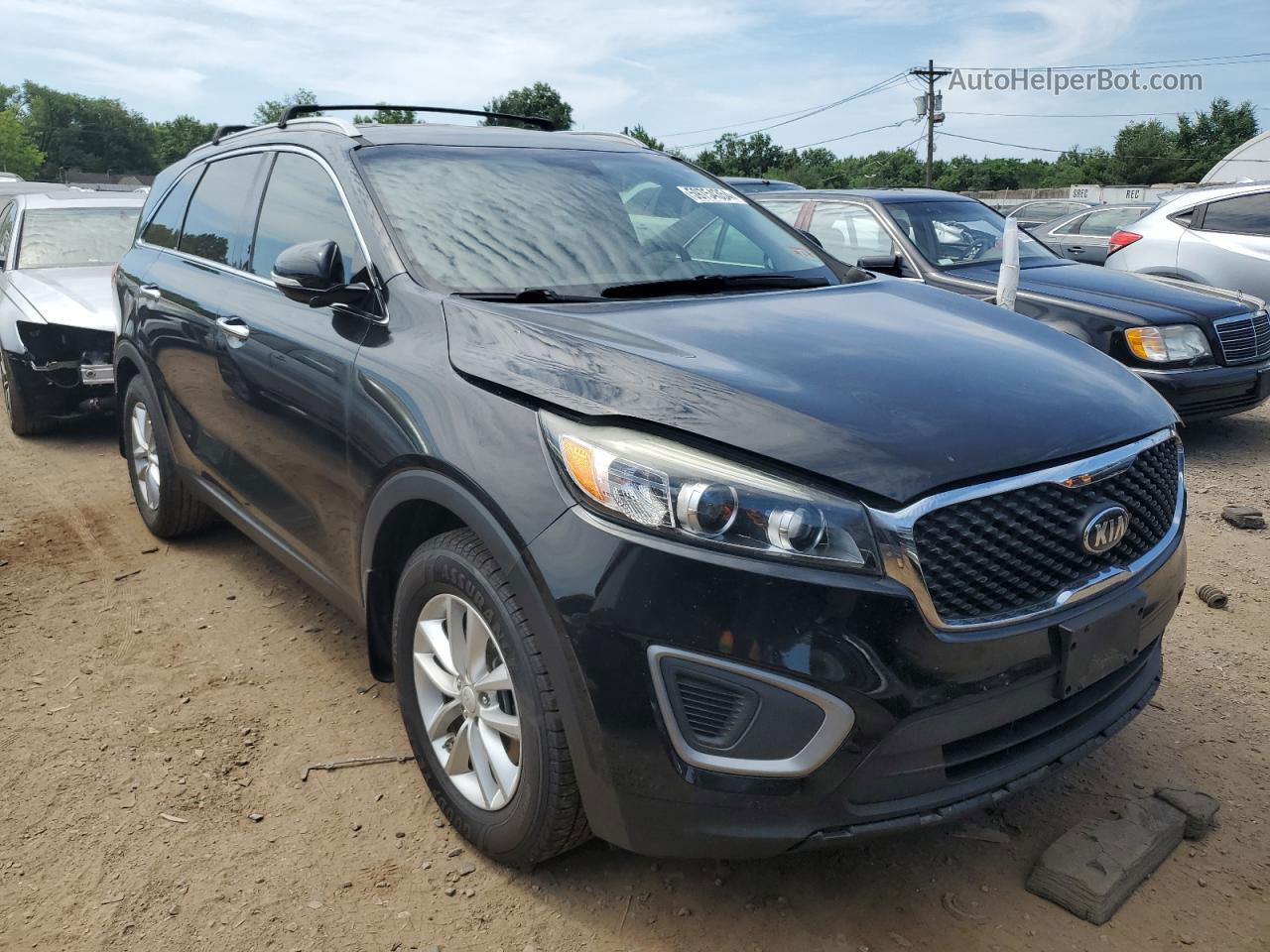 2017 Kia Sorento Lx Black vin: 5XYPG4A32HG263185