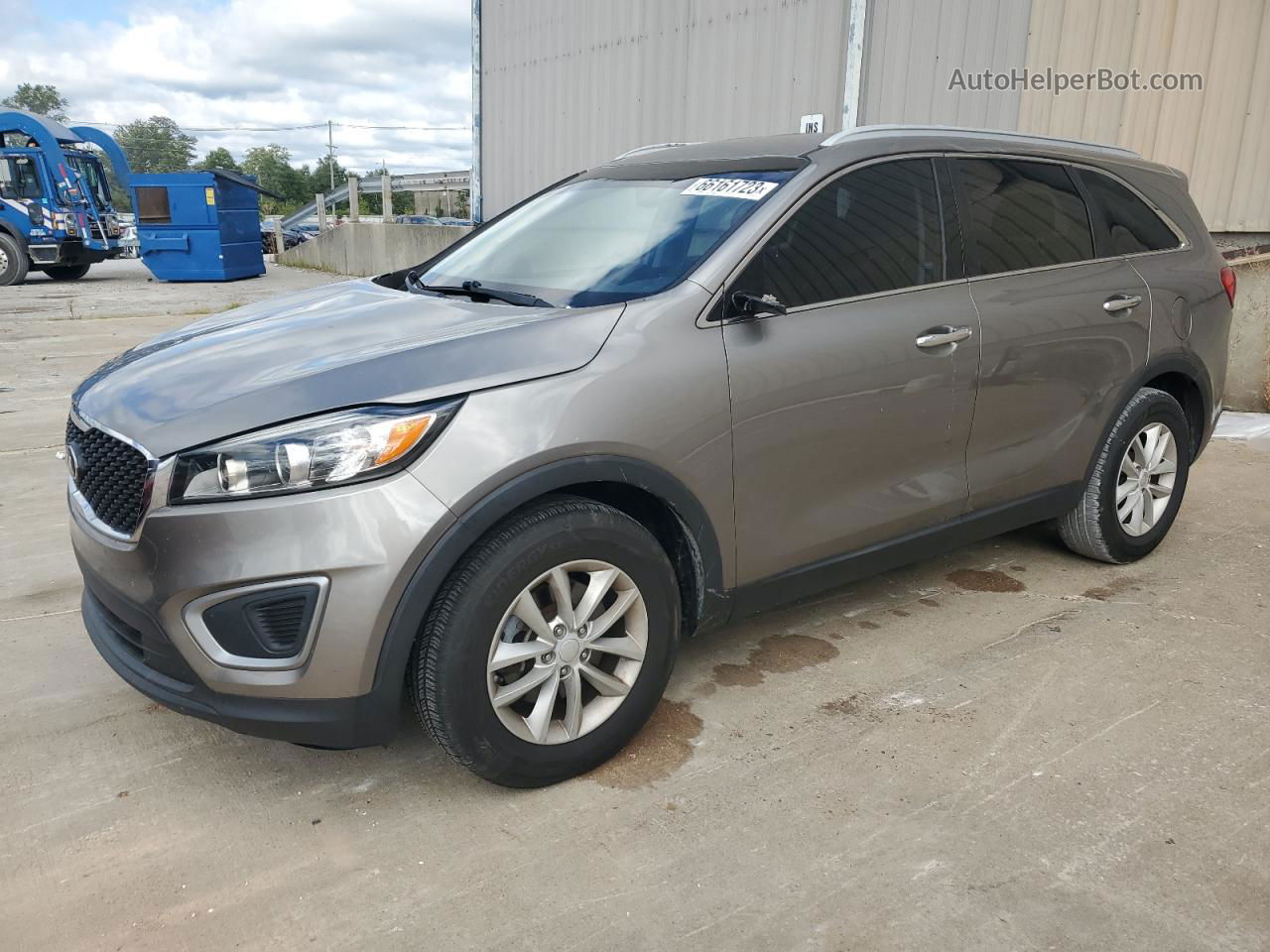 2017 Kia Sorento Lx Gray vin: 5XYPG4A32HG263266