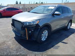 2017 Kia Sorento 2.4l Lx Gray vin: 5XYPG4A32HG283386