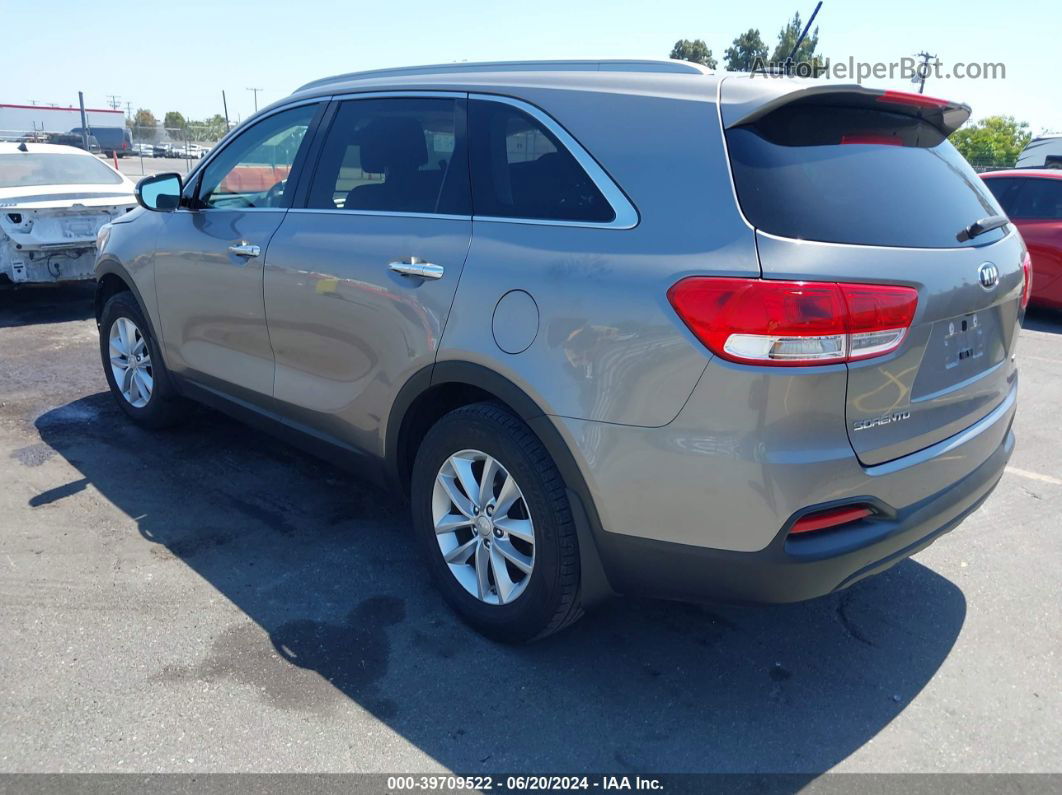 2017 Kia Sorento 2.4l Lx Gray vin: 5XYPG4A32HG283386