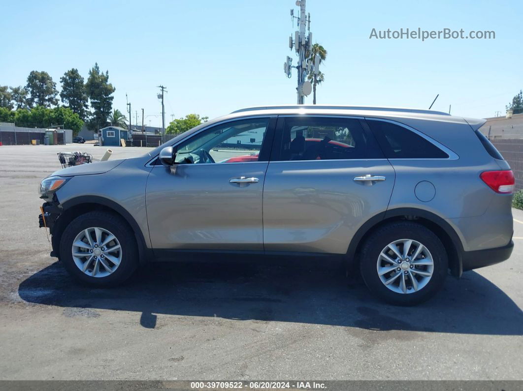 2017 Kia Sorento 2.4l Lx Gray vin: 5XYPG4A32HG283386