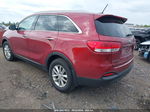 2017 Kia Sorento 2.4l Lx Темно-бордовый vin: 5XYPG4A32HG300655