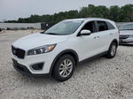 2017 Kia Sorento Lx White vin: 5XYPG4A32HG325250