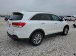 2017 Kia Sorento Lx White vin: 5XYPG4A32HG325250