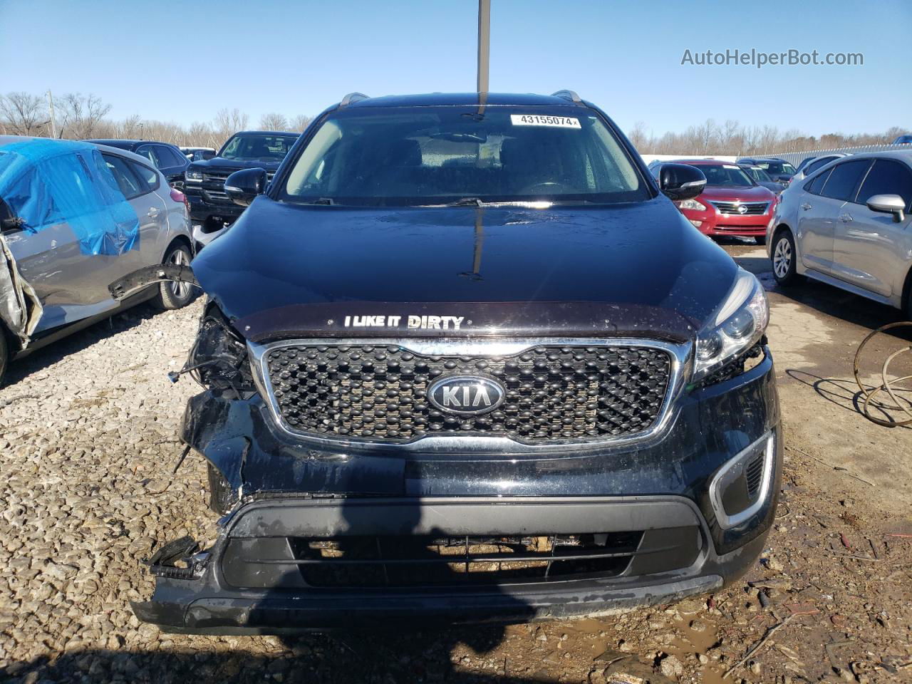 2018 Kia Sorento Lx Black vin: 5XYPG4A32JG350624