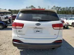 2018 Kia Sorento Lx White vin: 5XYPG4A32JG402706