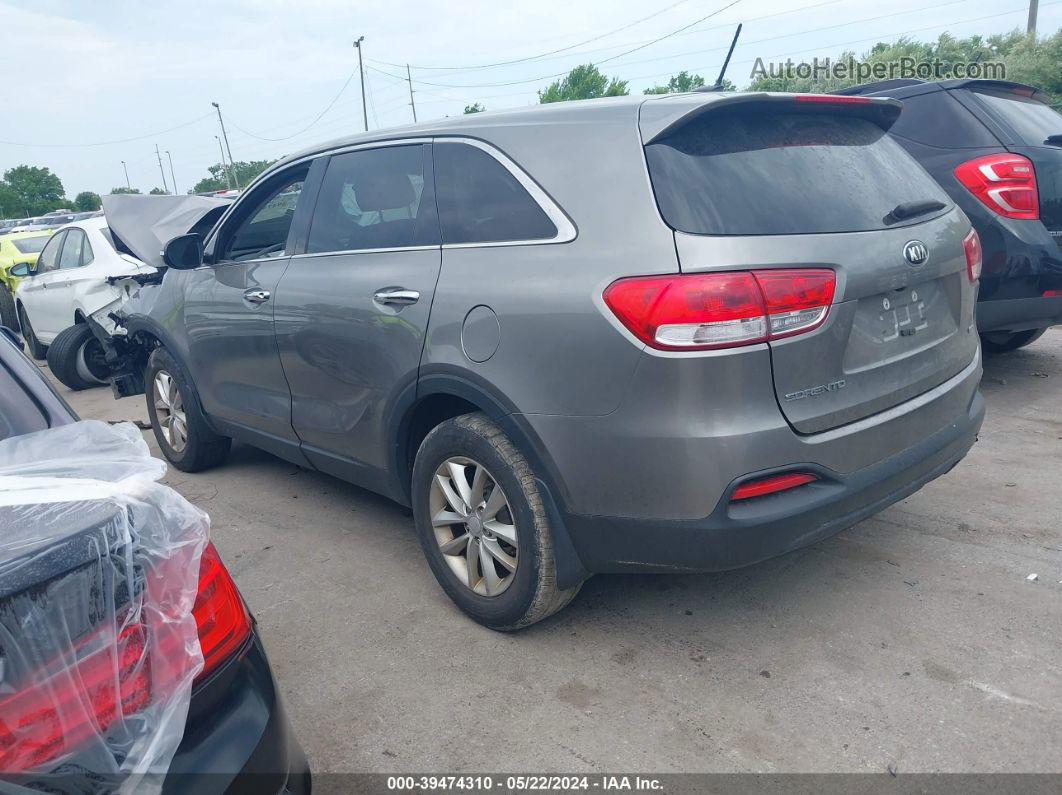 2018 Kia Sorento 2.4l L Gray vin: 5XYPG4A32JG408893