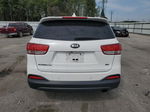 2018 Kia Sorento Lx White vin: 5XYPG4A32JG408988