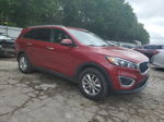 2018 Kia Sorento Lx Burgundy vin: 5XYPG4A32JG411244