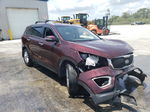 2018 Kia Sorento Lx Maroon vin: 5XYPG4A32JG412569