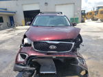 2018 Kia Sorento Lx Maroon vin: 5XYPG4A32JG412569