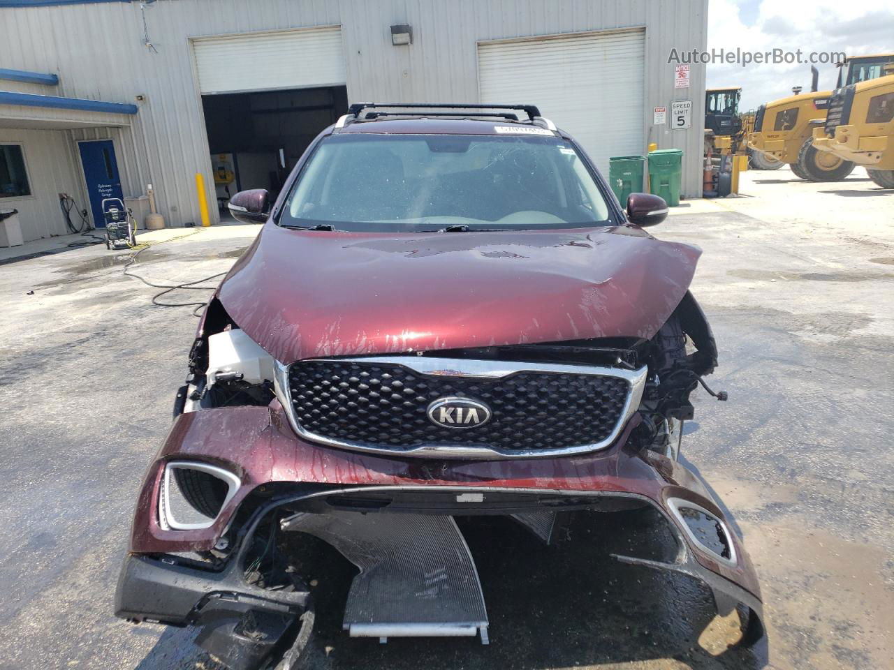 2018 Kia Sorento Lx Maroon vin: 5XYPG4A32JG412569