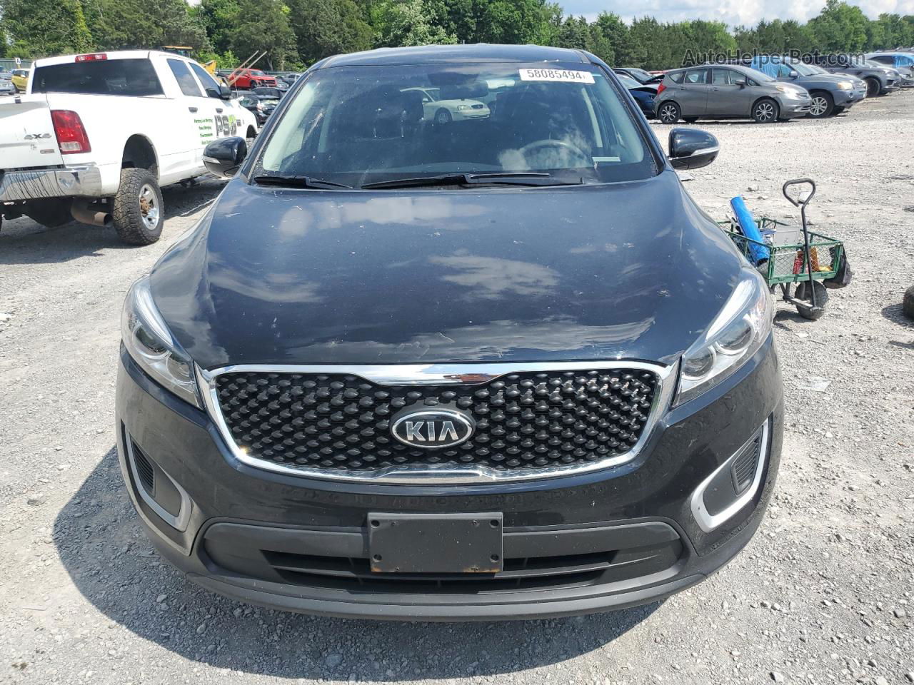 2018 Kia Sorento Lx Black vin: 5XYPG4A32JG425340