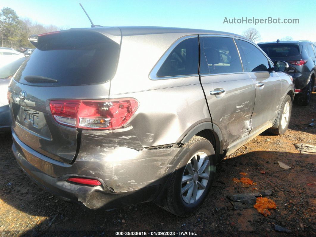 2018 Kia Sorento 2.4l L Gray vin: 5XYPG4A32JG426648