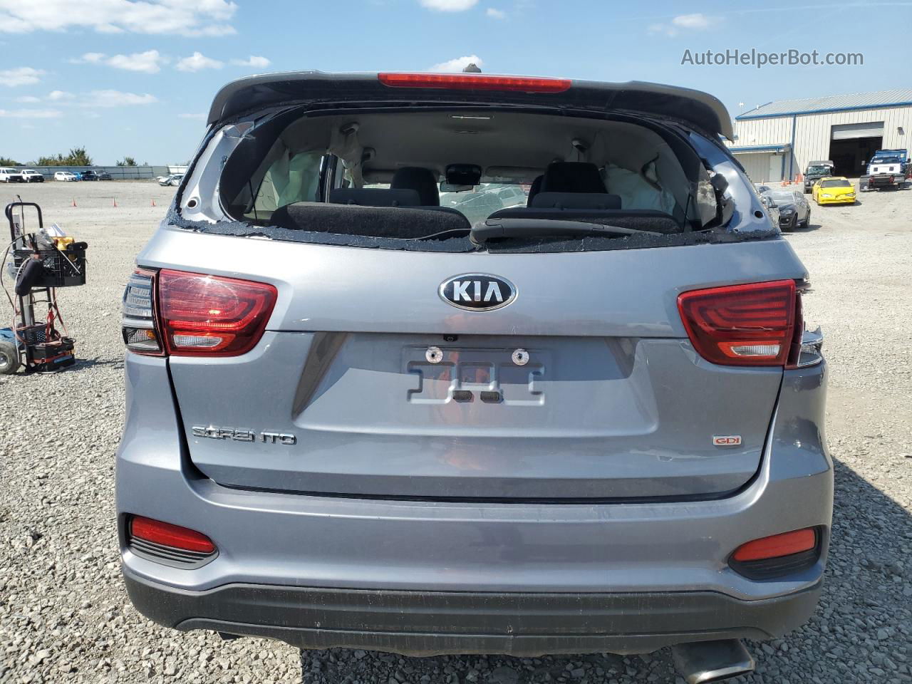 2020 Kia Sorento L Silver vin: 5XYPG4A32LG656547