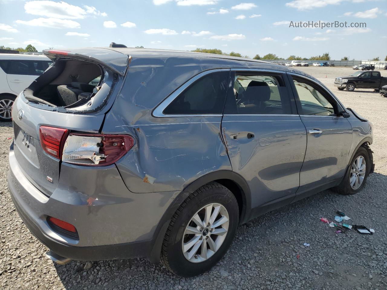 2020 Kia Sorento L Silver vin: 5XYPG4A32LG656547