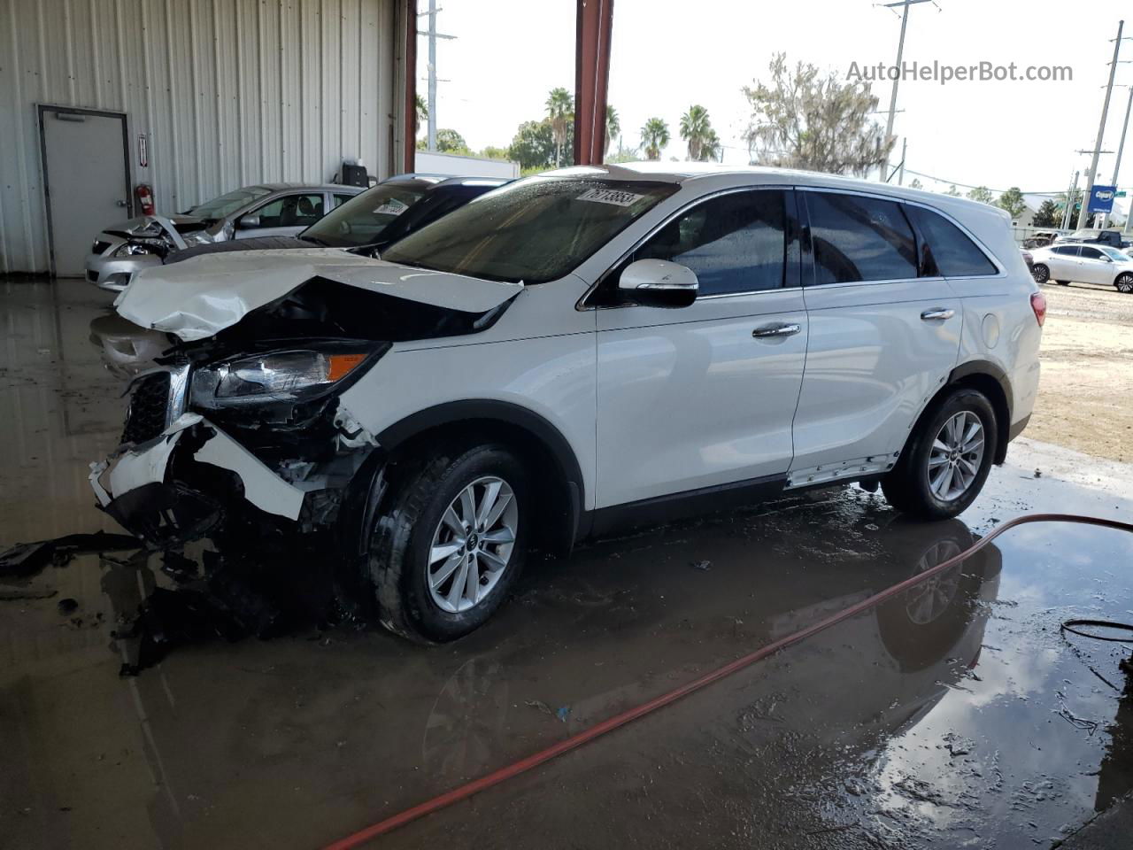 2020 Kia Sorento L White vin: 5XYPG4A32LG681576