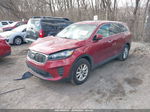 2020 Kia Sorento 2.4l Lx Red vin: 5XYPG4A32LG688737