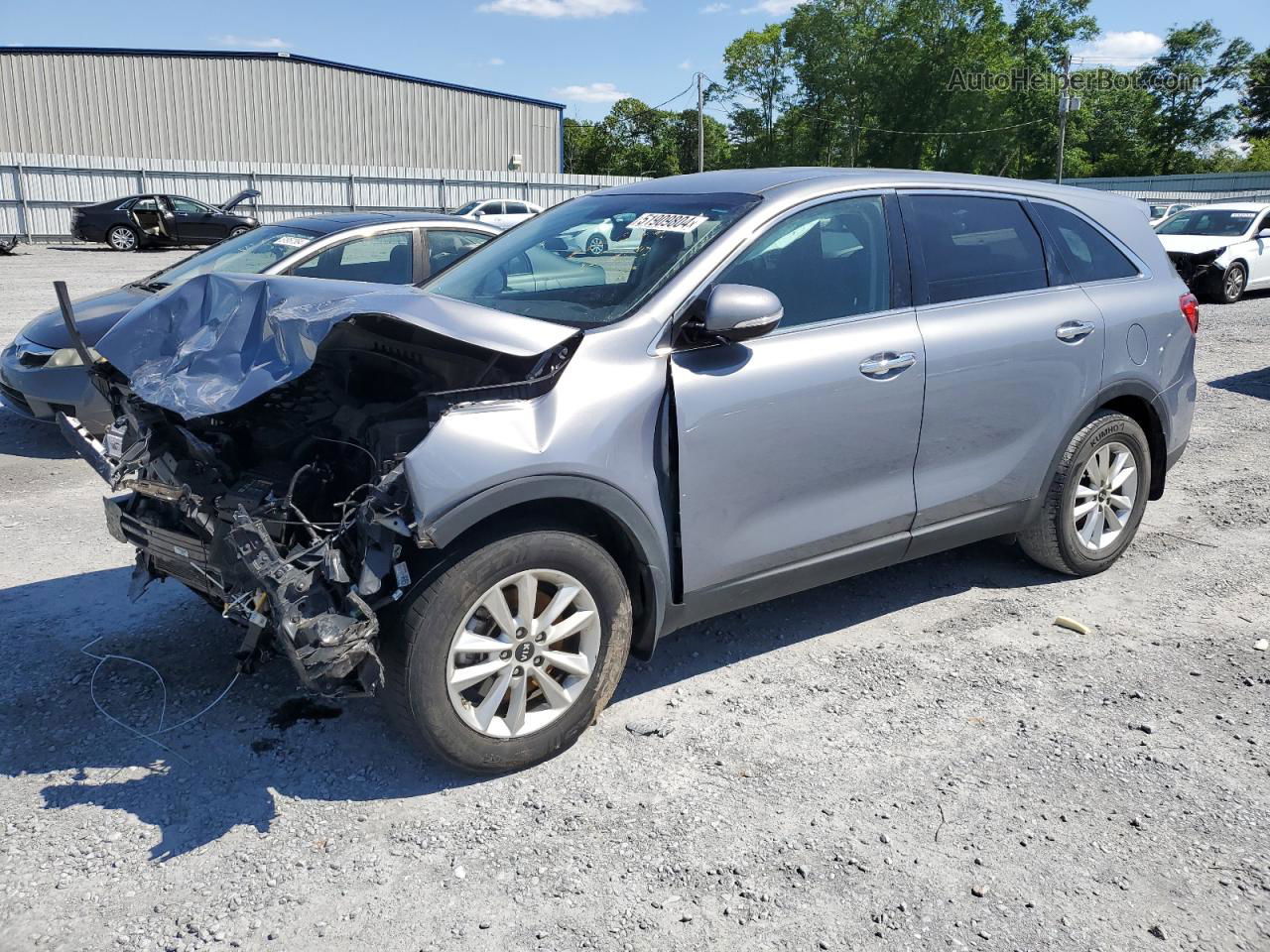 2020 Kia Sorento L Gray vin: 5XYPG4A32LG690603