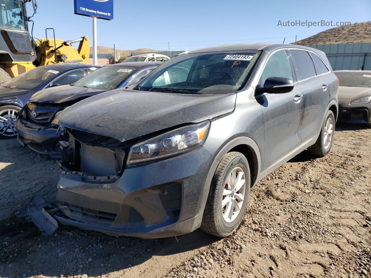 2020 Kia Sorento L Серый vin: 5XYPG4A32LG697745