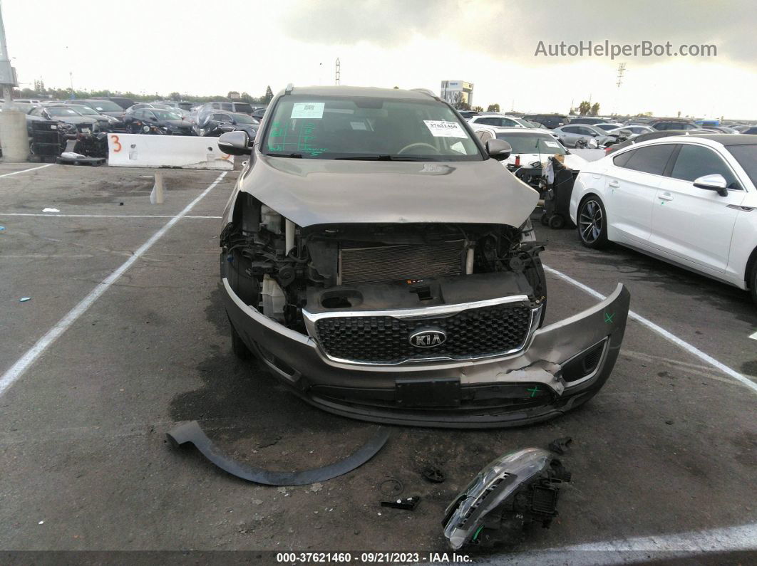 2017 Kia Sorento Lx Серый vin: 5XYPG4A33HG284773