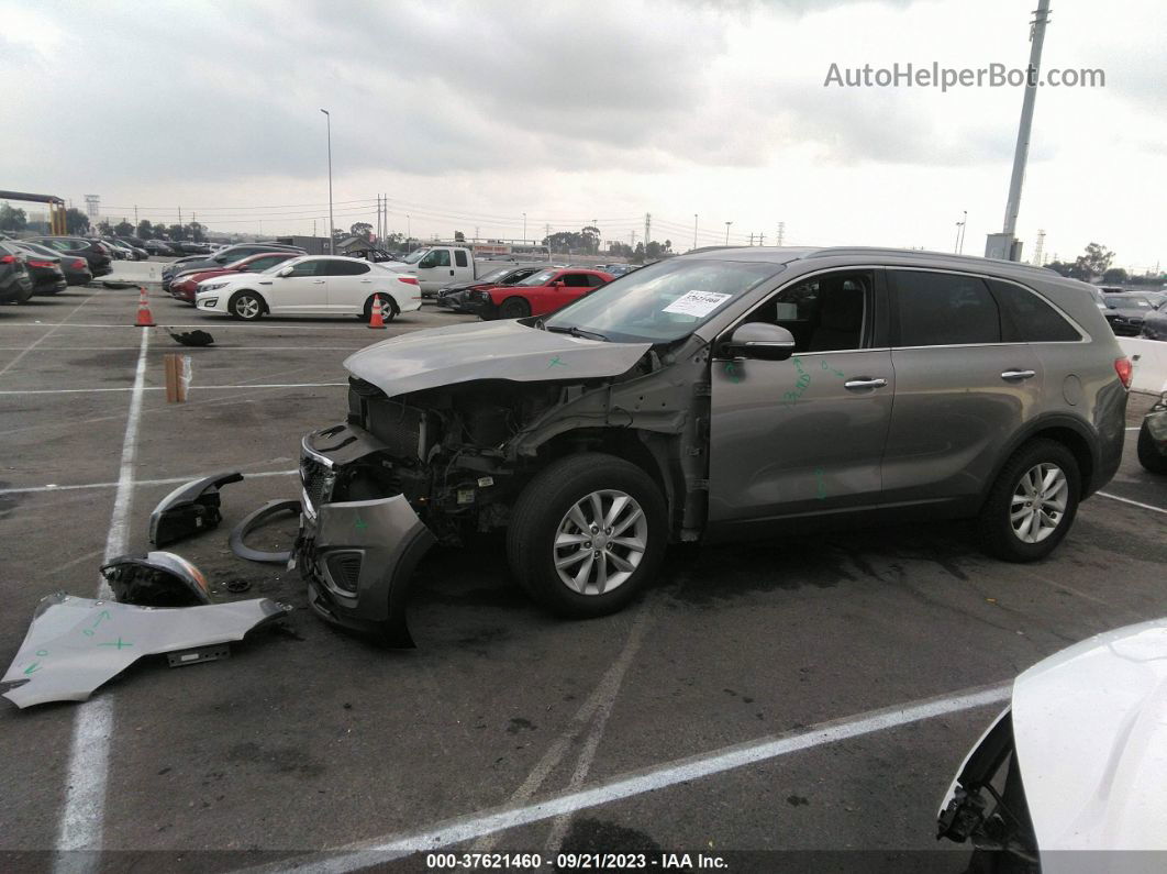 2017 Kia Sorento Lx Gray vin: 5XYPG4A33HG284773