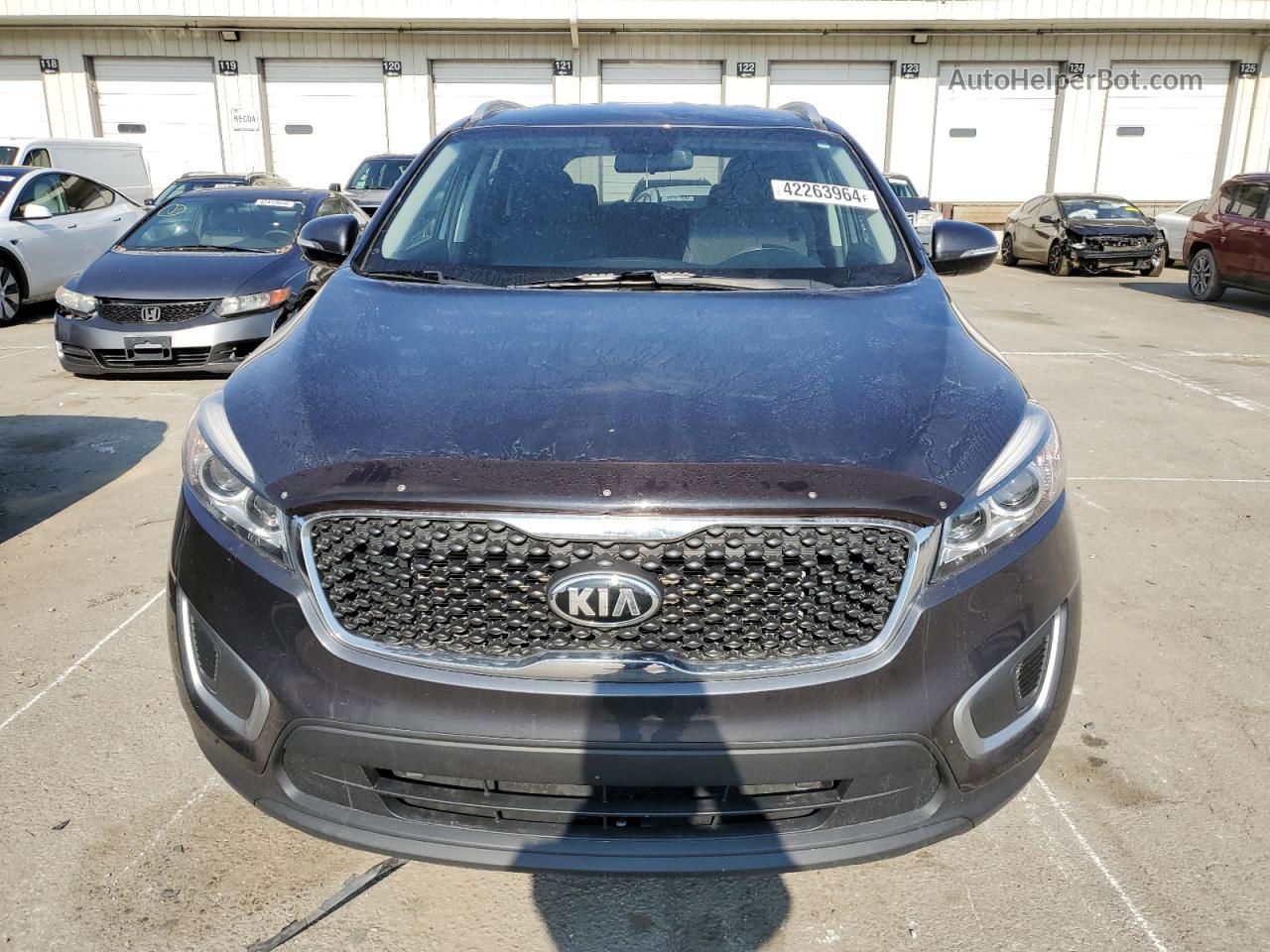 2018 Kia Sorento Lx Серый vin: 5XYPG4A33JG345836