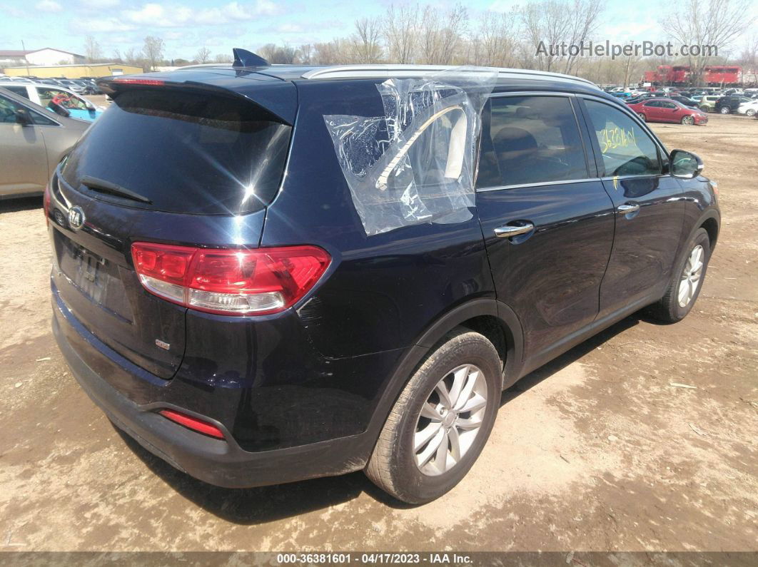 2018 Kia Sorento Lx Синий vin: 5XYPG4A33JG346288