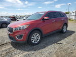 2018 Kia Sorento Lx Red vin: 5XYPG4A33JG346422