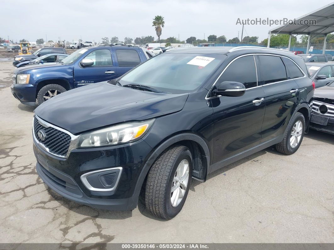 2018 Kia Sorento 2.4l Lx Black vin: 5XYPG4A33JG348221