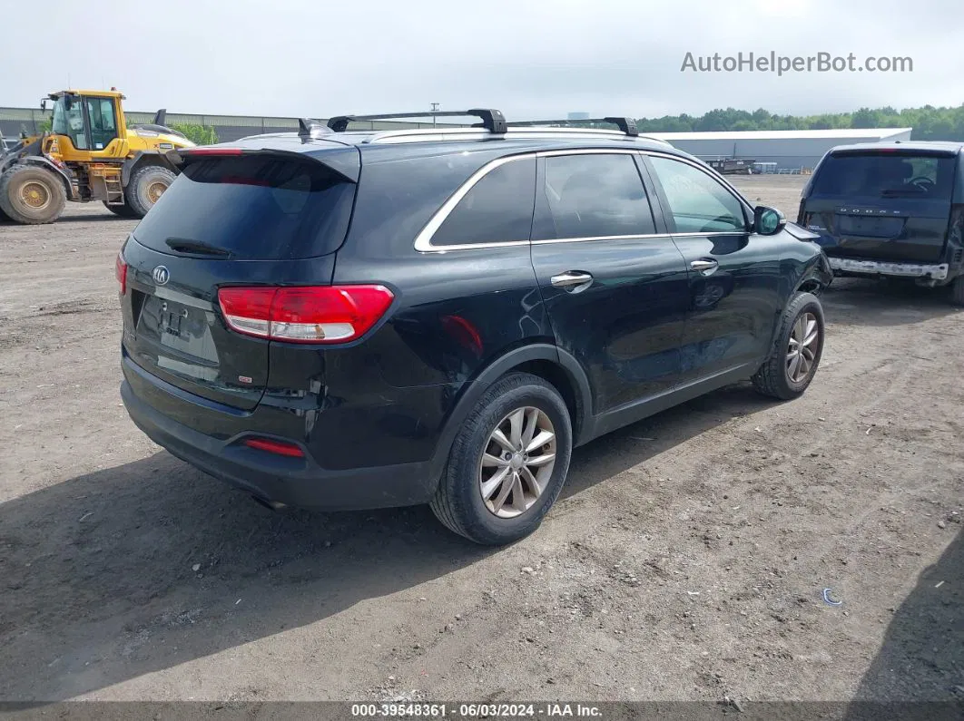 2018 Kia Sorento 2.4l Lx Черный vin: 5XYPG4A33JG366704