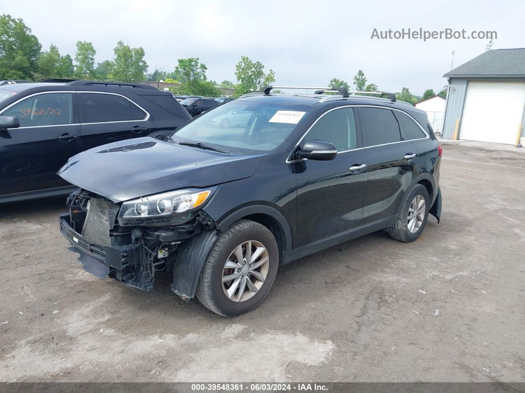 2018 Kia Sorento 2.4l Lx Black vin: 5XYPG4A33JG366704