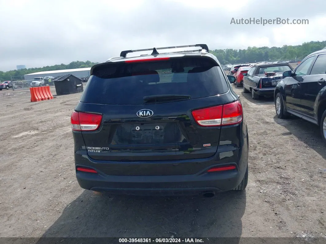 2018 Kia Sorento 2.4l Lx Черный vin: 5XYPG4A33JG366704