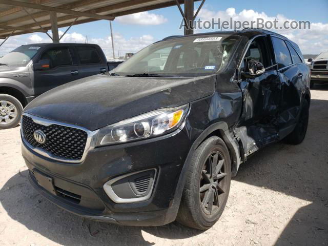 2018 Kia Sorento Lx Black vin: 5XYPG4A33JG382773