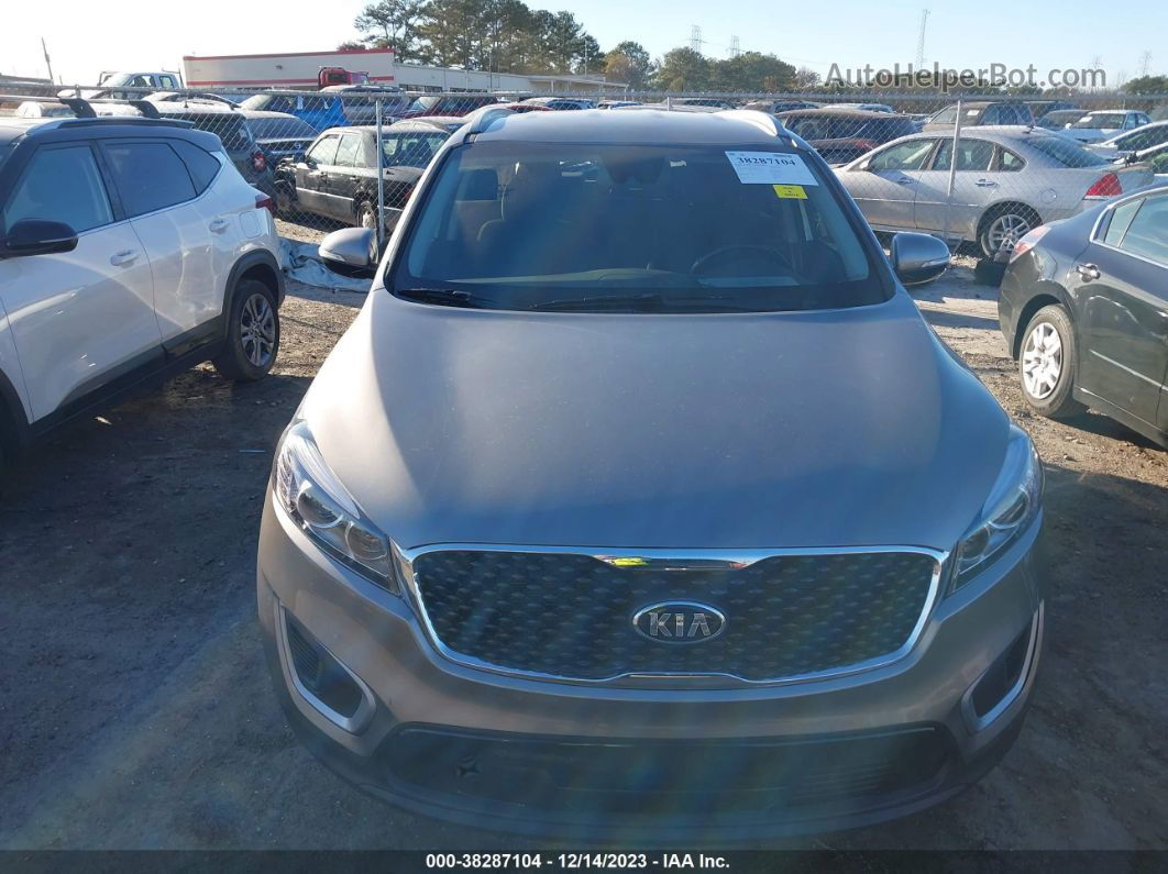 2018 Kia Sorento 2.4l Lx Gray vin: 5XYPG4A33JG384099