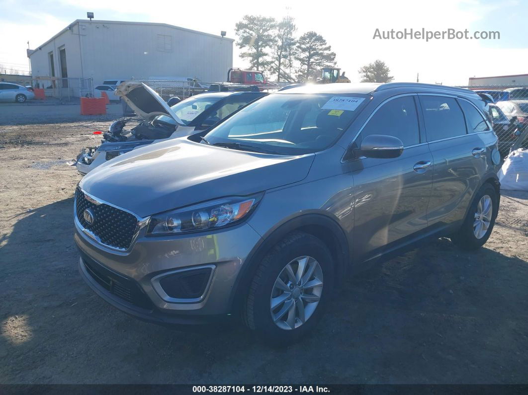 2018 Kia Sorento 2.4l Lx Gray vin: 5XYPG4A33JG384099