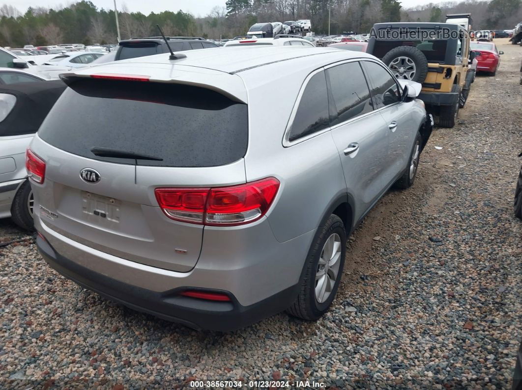 2018 Kia Sorento 2.4l L Silver vin: 5XYPG4A33JG386631