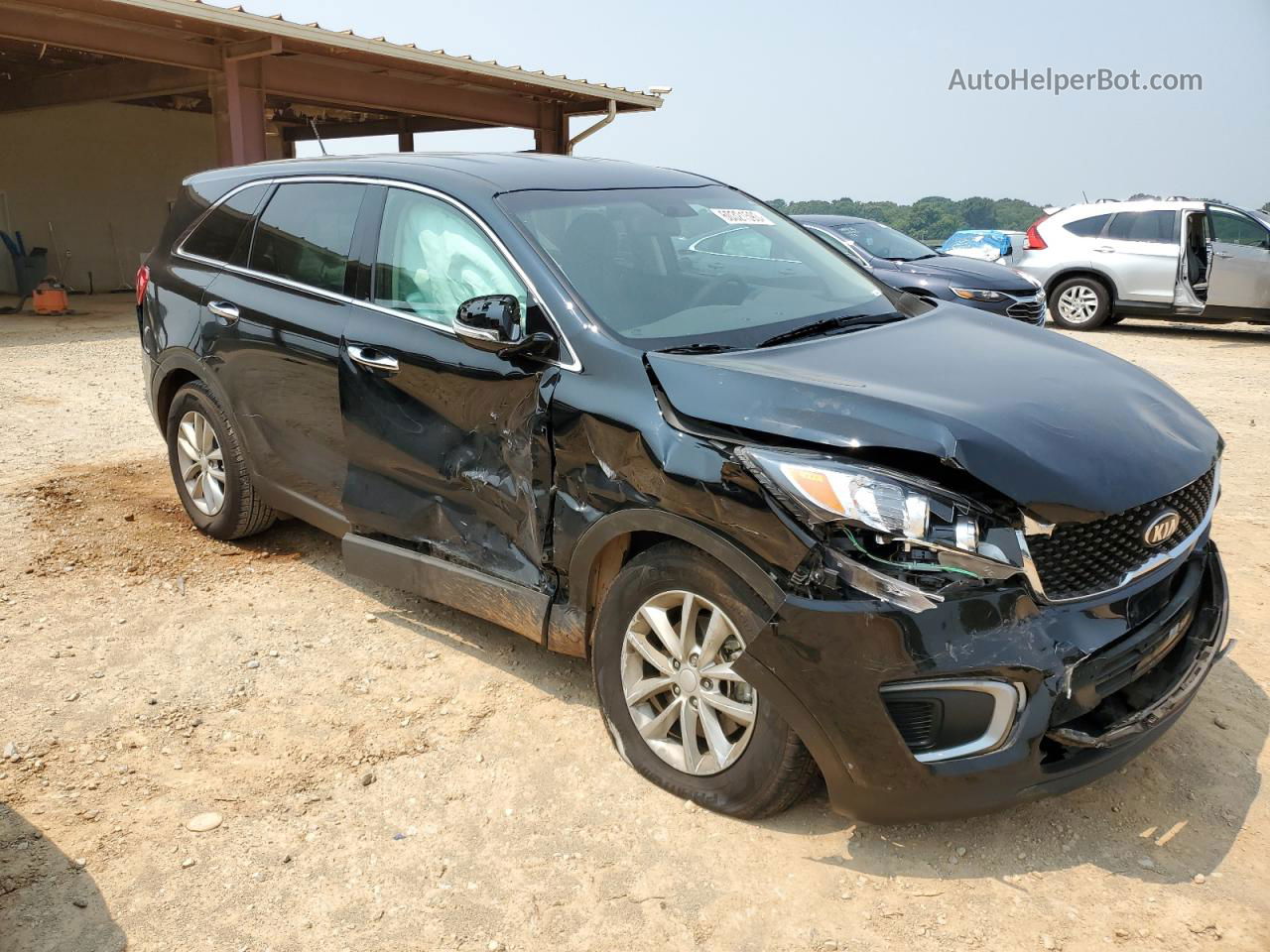 2018 Kia Sorento Lx Черный vin: 5XYPG4A33JG392414