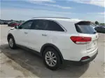 2018 Kia Sorento Lx White vin: 5XYPG4A33JG396463