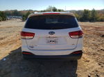 2018 Kia Sorento Lx White vin: 5XYPG4A33JG404027